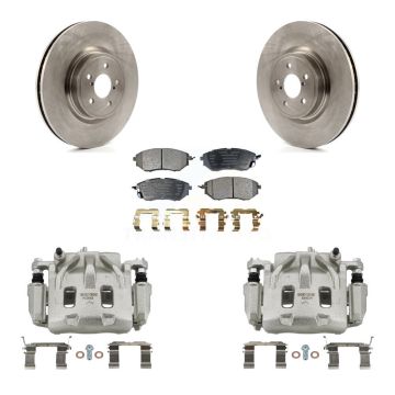 Front Disc Brake Caliper Rotors And Ceramic Pads Kit For Subaru Forester Outback Legacy KC8-100591T