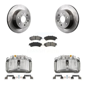 Rear Disc Brake Caliper Rotors And Semi-Metallic Pads Kit For GMC Sierra 1500 Classic KC8-100598S