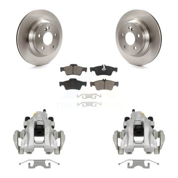 Rear Brake Caliper Rotors Ceramic Pad Kit For Mercedes-Benz E350 E500 E320 CLS550 CLS500 KC8-100628C