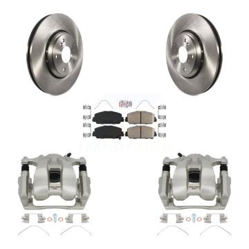 Front Disc Brake Caliper Rotors And Ceramic Pads Kit For 2019-2022 Acura ILX KC8-100642N