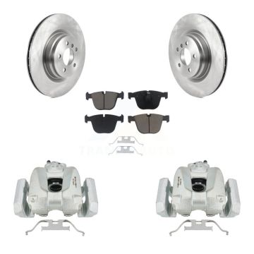 Rear Brake Caliper Rotor Ceramic Pad Kit For BMW 750i xDrive 750Li 550i GT Alpina B7 B7L KC8-100646C