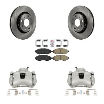 Front Brake Caliper Rotor Semi-Metallic Pad Kit For Chevrolet Aveo Pontiac Aveo5 Wave G3 KC8-100660N