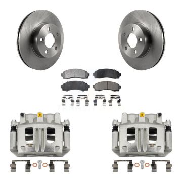 Front Brake Caliper Rotor And Ceramic Pad Kit For Ford Ranger Mazda B4000 Explorer Sport KC8-100664T