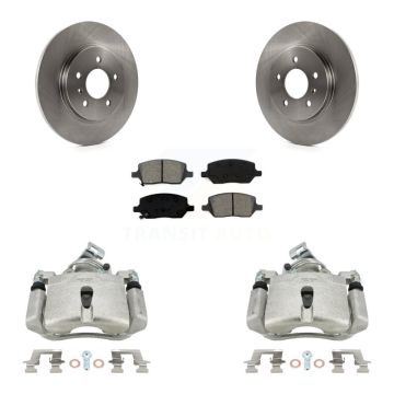 Rear Brake Caliper Rotors & Semi-Metallic Pad Kit For Pontiac Montana Chevrolet Uplander KC8-100676S