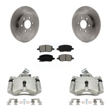Rear Brake Caliper Rotors & Semi-Metallic Pad Kit For Pontiac Montana Chevrolet Uplander KC8-100678S
