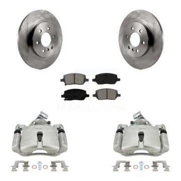 Rear Brake Caliper Rotors & Semi-Metallic Pad Kit For Pontiac Montana Chevrolet Uplander KC8-100679S