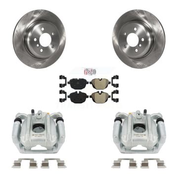 Rear Brake Caliper Rotor & Semi-Metallic Pad Kit For BMW 535i xDrive 528i ActiveHybrid 5 KC8-100683N