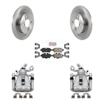 Rear Disc Brake Caliper Rotors And Semi-Metallic Pads Kit For Mini Cooper KC8-100684N