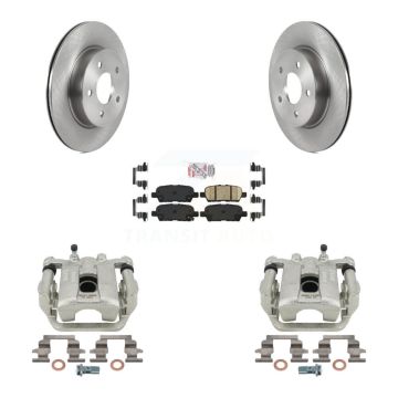 Rear Disc Brake Caliper Rotors And Ceramic Pads Kit For Nissan Rogue Sport LEAF KC8-100688N