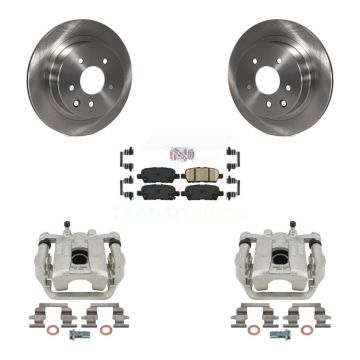 Rear Disc Brake Caliper Rotors And Ceramic Pads Kit For Nissan Rogue Sport Qashqai LEAF KC8-100690N