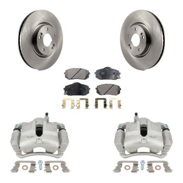 Front Brake Caliper Rotors Ceramic Pad Kit For Hyundai Tucson FUEL CELL EV (FCEV) engine KC8-100699T