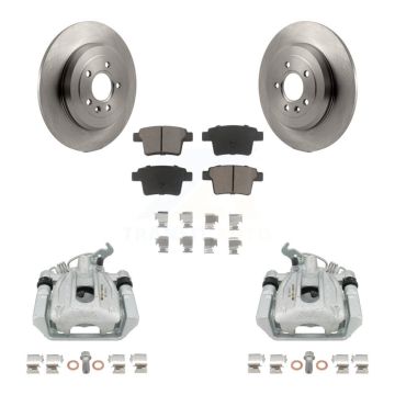 Rear Brake Caliper Rotors Ceramic Pad Kit For Ford Five Hundred Freestyle Taurus X Sable KC8-100700C