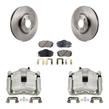 Front Disc Brake Caliper Rotors Ceramic Pad Kit For 2016 Kia Sportage 2.4L From 12 10 15 KC8-100701T