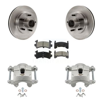 Front Brake Caliper Rotors & Semi-Metallic Pad Kit For 2003 Chevrolet S10 GMC Sonoma RWD KC8-100707S