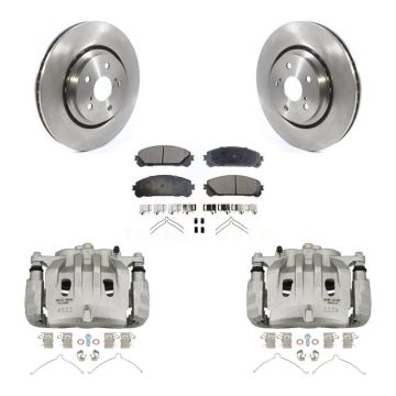 Front Disc Brake Caliper Rotors And Ceramic Pads Kit For 2022 Lexus NX350h NX350 NX250 KC8-100719T