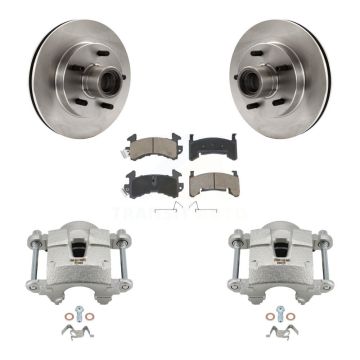 Front Disc Brake Caliper Rotor Ceramic Pad Kit For Chevrolet S10 GMC Sonoma Blazer Jimmy KC8-100721C