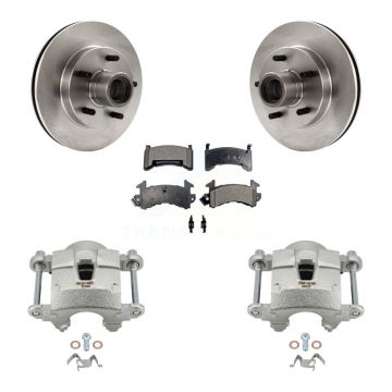 Front Disc Brake Caliper Rotor Ceramic Pad Kit For Chevrolet S10 GMC Sonoma Blazer Jimmy KC8-100729T
