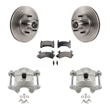 Front Brake Caliper Rotors Ceramic Pad Kit For Chevrolet Camaro Pontiac S10 Firebird GMC KC8-100730T