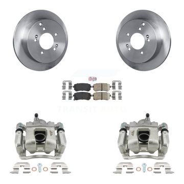 Rear Disc Brake Caliper Rotors & Ceramic Pad Kit For 2016 Kia Sportage AWD From 12 10 15 KC8-100836N