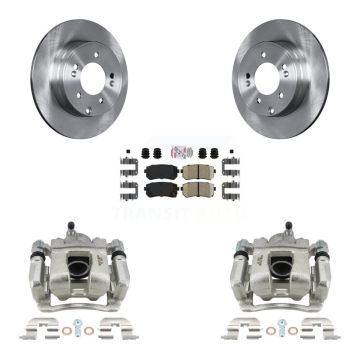 Rear Brake Caliper Rotor & Ceramic Pad Kit For Hyundai Tucson FUEL CELL EV (FCEV) engine KC8-100923N