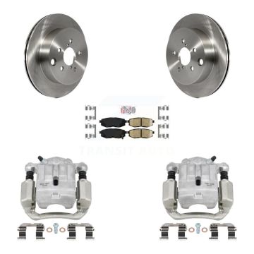Rear Disc Brake Caliper Rotors And Ceramic Pads Kit For 2014-2018 Subaru Forester 2.0L KC8-100945N
