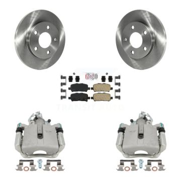 Rear Brake Caliper Rotor And Ceramic Pad Kit For Buick Chevrolet Impala LaCrosse Pontiac KC8-100961N