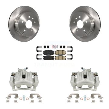 Rear Brake Caliper Rotor And Ceramic Pad Kit For 2010-2017 Chevrolet Equinox GMC Terrain KC8-100969N