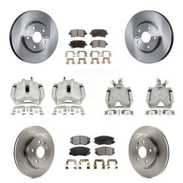 Front Rear Disc Brake Caliper Rotor And Ceramic Pad Kit (10Pc) For Buick LaCrosse Allure KC8-101008T