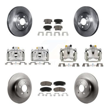 Front Rear Brake Caliper Rotor And Ceramic Pad Kit (10Pc) For Dodge Chrysler 300 Charger KC8-101016C