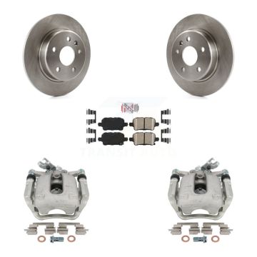 Rear Disc Brake Caliper Rotors And Ceramic Pads Kit For Chevrolet Cruze KC8-101032N