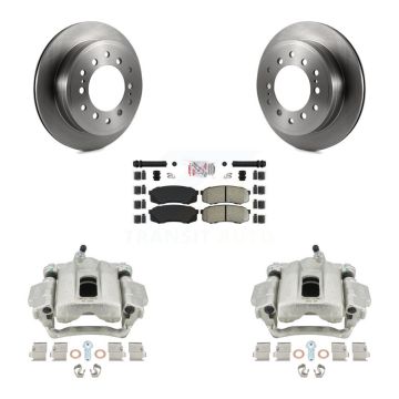 Rear Disc Brake Caliper Rotors And Semi-Metallic Pads Kit For Toyota 4Runner FJ Cruiser KC8-101051N
