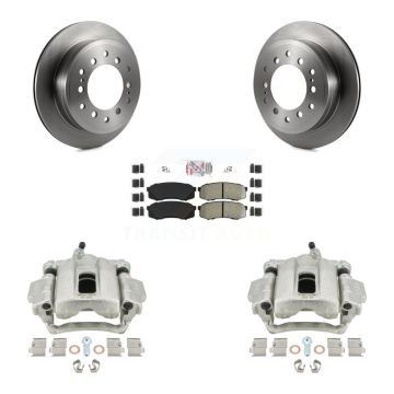 Rear Disc Brake Caliper Rotors And Semi-Metallic Pads Kit For Toyota 4Runner FJ Cruiser KC8-101052N