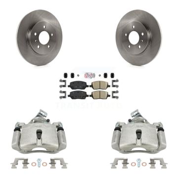 Rear Brake Caliper Rotors & Ceramic Pad Kit For Pontiac Montana Chevrolet Uplander Buick KC8-101063N