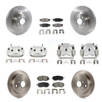 Front Rear Brake Caliper Rotor And Ceramic Pad Kit (10Pc) For Subaru Outback Legacy 2.5L KC8-101076T