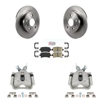 Rear Disc Brake Caliper Rotors Ceramic Pad Kit For Buick Regal LaCrosse Chevrolet Malibu KC8-101096N