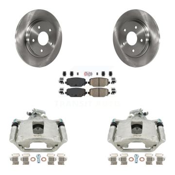 Rear Disc Brake Caliper Rotors And Ceramic Pads Kit For Dodge Grand Caravan KC8-101152N