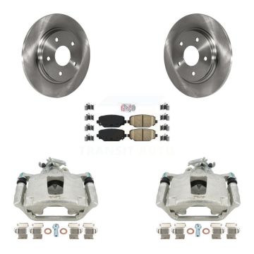 Rear Disc Brake Caliper Rotors And Ceramic Pads Kit For Dodge Grand Caravan KC8-101153N