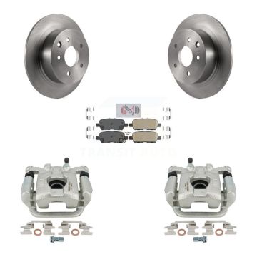 Rear Disc Brake Caliper Rotors And Ceramic Pads Kit For Nissan Altima Maxima KC8-101160N