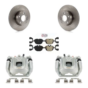 Rear Disc Brake Caliper Rotors And Semi-Metallic Pads Kit For BMW X3 X4 KC8-101184N
