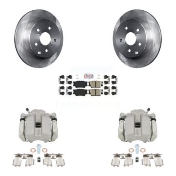 Rear Disc Brake Caliper Rotors And Ceramic Pads Kit For Toyota RAV4 KC8-101192N
