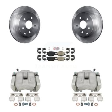 Rear Disc Brake Caliper Rotors And Ceramic Pads Kit For Toyota RAV4 KC8-101194N