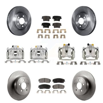 Front Rear Brake Caliper Rotor And Ceramic Pad Kit (10Pc) For Dodge Chrysler 300 Charger KC8-101199T