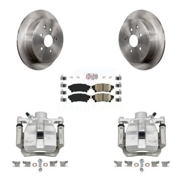 Rear Disc Brake Caliper Rotors And Ceramic Pads Kit For Toyota Sienna Lexus RX350 RX450h KC8-101296N