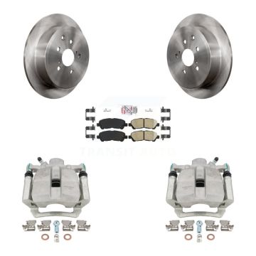 Rear Disc Brake Caliper Rotors And Ceramic Pads Kit For Toyota Highlander KC8-101299N