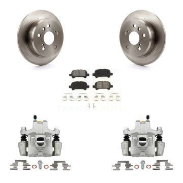 Rear Disc Brake Caliper Rotors And Semi-Metallic Pads Kit For Toyota Camry Solara Avalon KC8-101311S