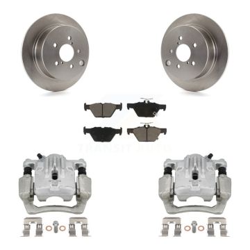 Rear Disc Brake Caliper Rotors And Ceramic Pads Kit For 2020 Subaru Crosstrek GAS engine KC8-101331C