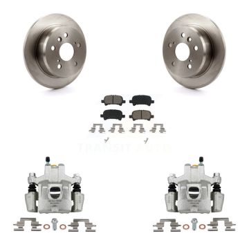 Rear Disc Brake Caliper Rotors And Ceramic Pads Kit For Toyota Camry Solara Avalon KC8-101332C