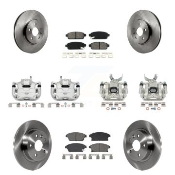 Front Rear Brake Caliper Rotor And Semi-Metallic Pad Kit (10Pc) For Chevrolet Trax Buick KC8-101340S