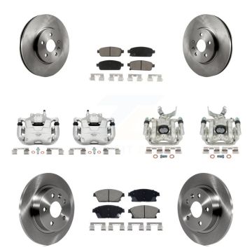 Front Rear Brake Caliper Rotors & Ceramic Pad Kit (10Pc) For Chevrolet Trax Buick Encore KC8-101352C