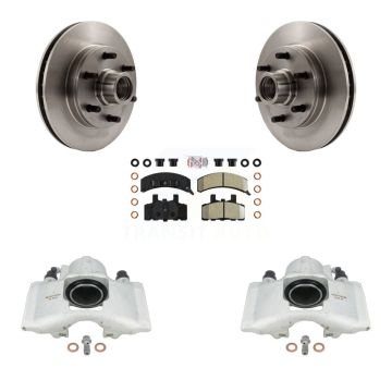 Front Brake Caliper Rotor And Semi-Metallic Pad Kit For C2500 Chevrolet GMC Express 2500 KC8-101368N